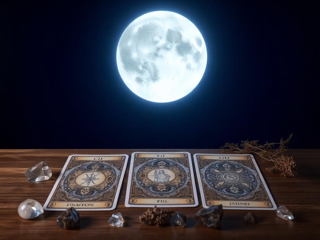 Tarocchi e luna piena: piccoli rituali simbolici di intrattenimento